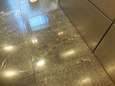 大理石フロア研磨 施工後
